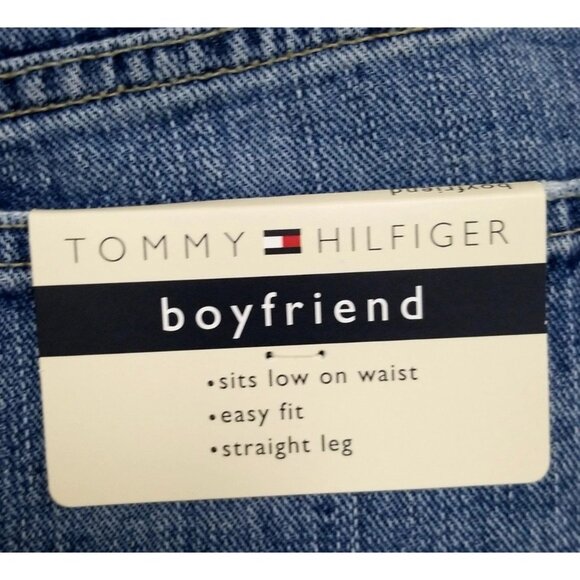 Tommy Hilfiger Boyfriend‎ Jeans Straight Leg Y2K 2002 Sz 10 NWT Women's Vtg - Picture 5 of 7